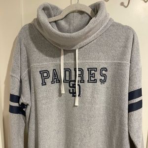 47 Brand | San Diego Padres Cowl Neck Sweatshirt | Size Large